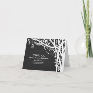 Lumières à cordes mason jarres arbre mariage merci