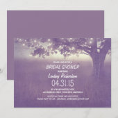 lumières arbre rustique nuptiale invitation à la d (Devant / Derrière)
