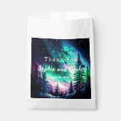 Lumières célestes du Nord Mariage Faveur Sacs (Devant)