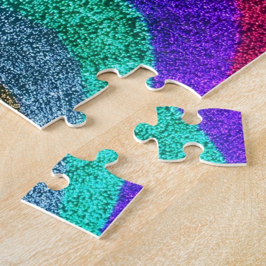 Lumières colorées Puzzle puzzle (Côté)