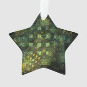 Lumières dans la ville Art Abstrait étoile acryliq (dos)