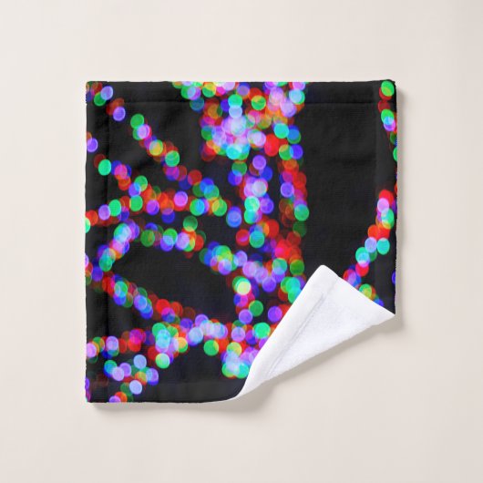 Lumières de Bokeh (Gant de toilette)
