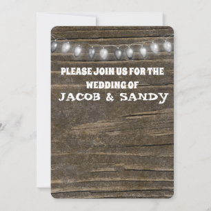 LUMIÈRES DE CHAÎNE mariage INVITATIONS PERSONNALIS