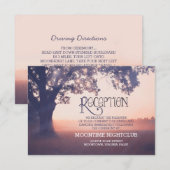 lumières de chaîne romantiques arbre carte de réce (Devant / Derrière)