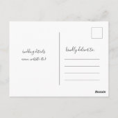 Lumières de corde en bois rustique carte de répons (Dos)