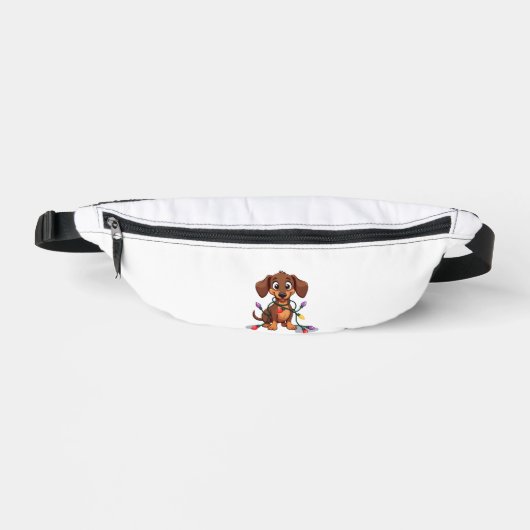 Lumières de Dachshund de Noël (2) (Recto)