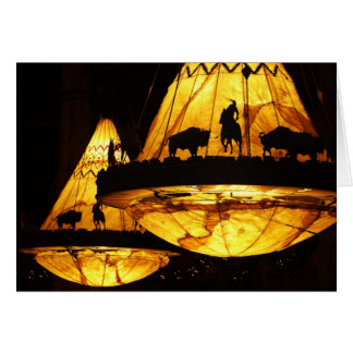 Lumières de loge de région sauvage