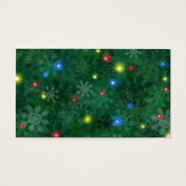 Lumières de neige de Noël (Devant)