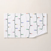 Lumières de Noël   (Serviette à main)