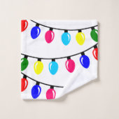 Lumières de Noël (Gant de toilette)