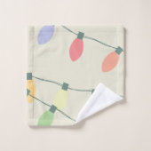 Lumières de Noël (Gant de toilette)
