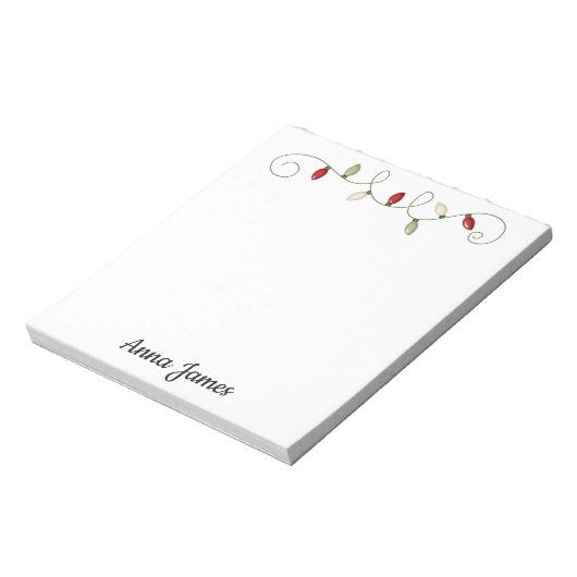 Lumières de Noël | Bloc-notes (Tourné)