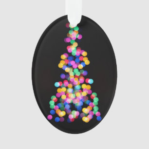 Lumières de Noël brouillées