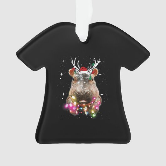 Lumières de Noël Hippo Fiona Hippopotamus Lover (devant)