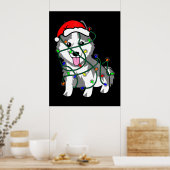 Lumières de Noël Husky Décoration drôle Husky (Cuisine)