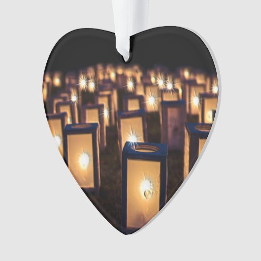 Lumières de Noël la nuit (devant)