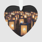 Lumières de Noël la nuit (devant)