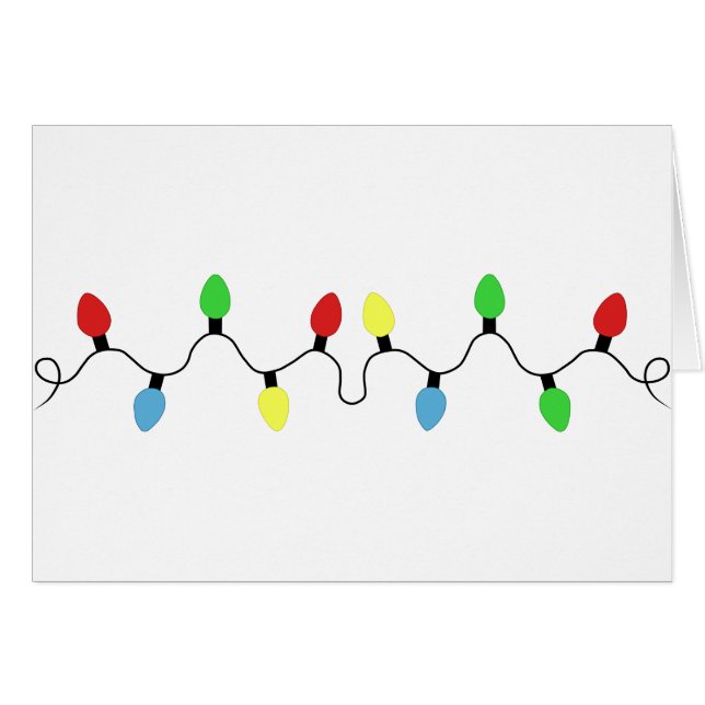 Lumières de Noël lumineuses (Devant horizontal)