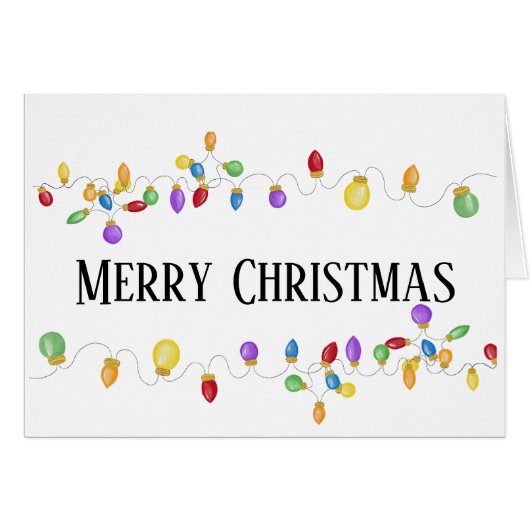 Lumières de Noël Vintage (Devant horizontal)