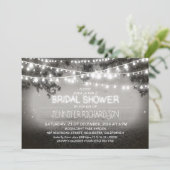 lumières de nuit rustiques invitations à la douche (Debout devant)