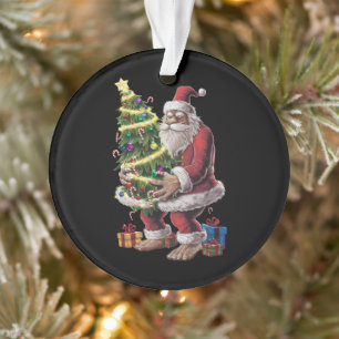 Lumières de sapin de Noël Bigfoot Noël amateur de