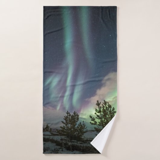 Lumières du Nord (Serviette de bain)