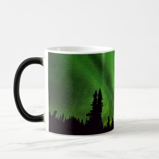 Lumières du nord d'Alaska Morphing la tasse (Gauche)