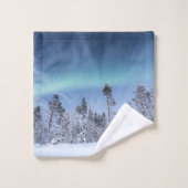 Lumières du Nord Scandinavie (Gant de toilette)