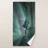 Lumières du Nord Scandinavie (Serviette de bain)