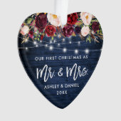 Lumières florales de Bourgogne rustique bleu de No (devant)