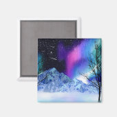 Lumières magiques de l'hiver Magnet (Recto/Verso)