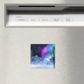 Lumières magiques de l'hiver Magnet (In Situ (Lave-vaisselle))