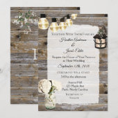 Lumières Mariages en bois et invitation à respirer (Devant / Derrière)
