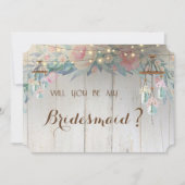 Lumières Mason Jar, Fleurs, Carte de femme de cham (Devant)