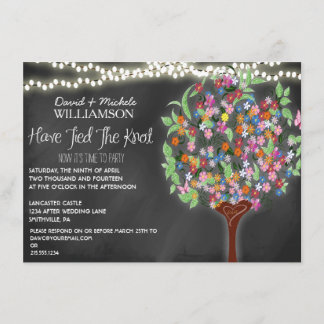 Lumières romantiques Invitation à un mariage dans 
