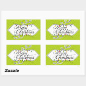 Lumières scintillantes Joyeux Stickers de Noël (Feuille)