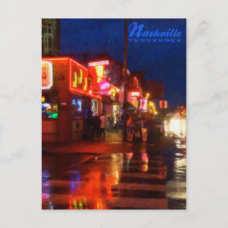 Lumières sur Broadways Nashville Tennessee - carte