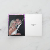 Lumières violettes brillantes mariage Merci (Intérieur)