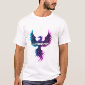 "LUMIGENIC Phoenix Rising Neon T-Shirt Design 1 " (Devant)