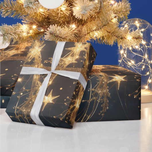 Lumina Arbor – Golden Tree Gift Wrap Cadeaupapier (Feestdagen)