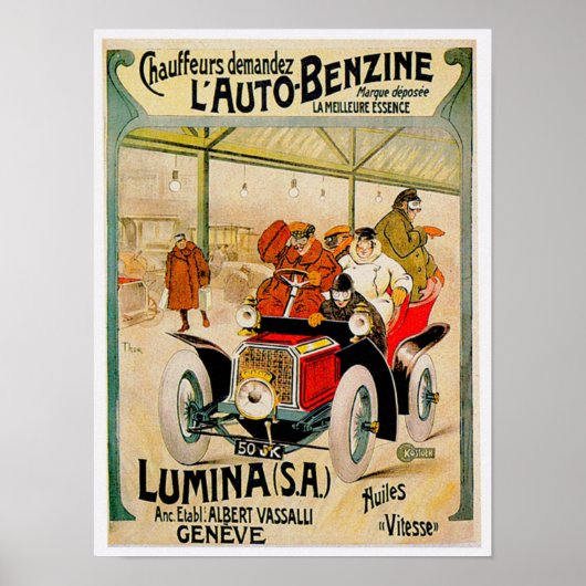 Lumina S.A. ~ Automobile Ad Poster (Voorkant)