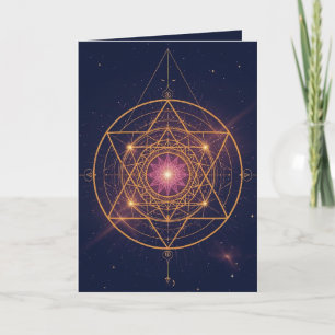 Luminair Mandala van Gouden Harmonie Kaart