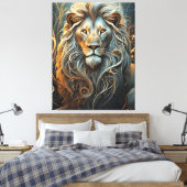 Luminaire de Lion : toile légère Ethérée (Insitu(Chambre))