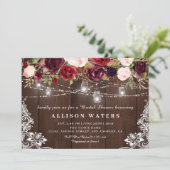 Luminaires à cordes rustiques invitation à la douc (Debout devant)