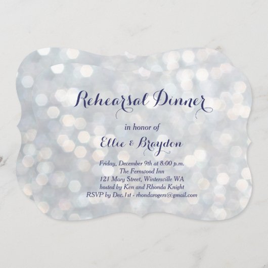 Luminaires Éclairage Répétition Dîner Invitation (Devant / Derrière)