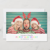 Luminaires lumineux Carte Vacances photo unique ho (Devant)