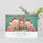 Luminaires lumineux Carte Vacances photo unique ho (Debout devant)