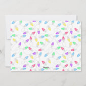 Luminaires lumineux Carte Vacances photo unique ho (Dos)