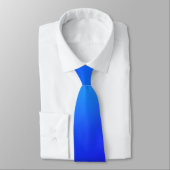 Luminescent Blue Gradient Ombre Stropdas (Gebonden)