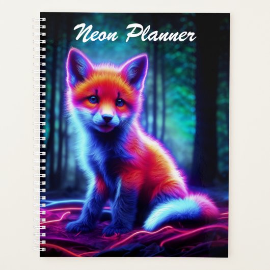 Luminescent renard animal profond bois foncé (Devant)